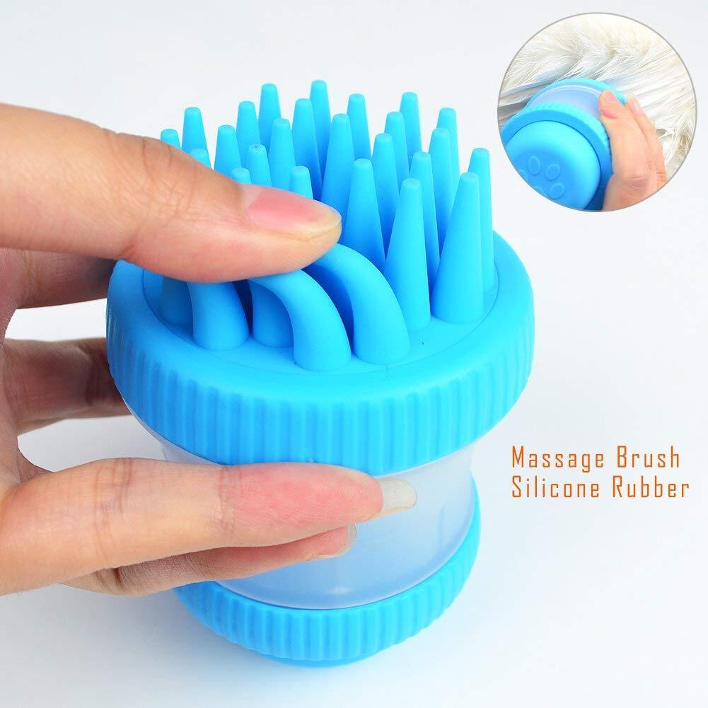 good quality slicker pet dog cat shower water supplies brush grooming removal silicon useful cleaning pet brush