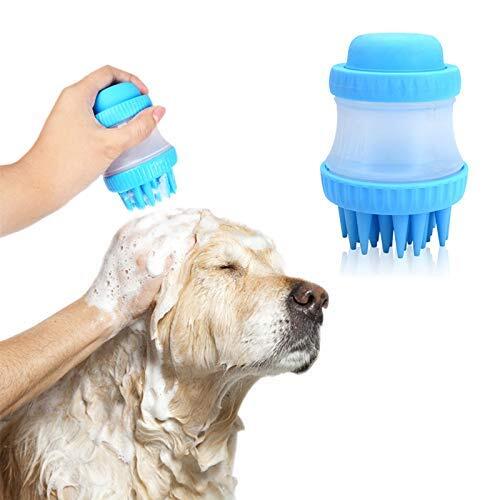 good quality slicker pet dog cat shower water supplies brush grooming removal silicon useful cleaning pet brush