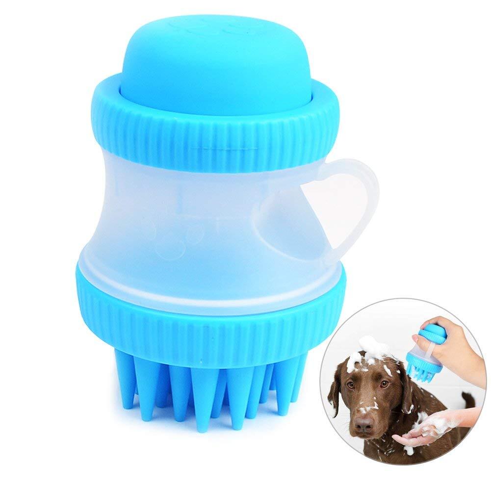good quality slicker pet dog cat shower water supplies brush grooming removal silicon useful cleaning pet brush