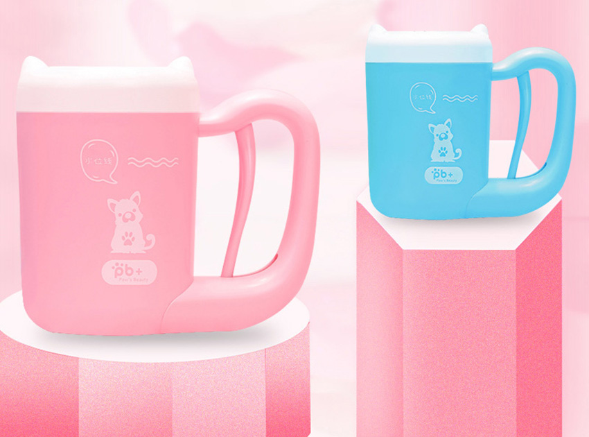 Pet Cat Pet Dog Dirty Paw Clean Cup Cleaning Tool Silicone Washing Brush Washer Supplies Automatic Cleaning Cup Grooming Shopify