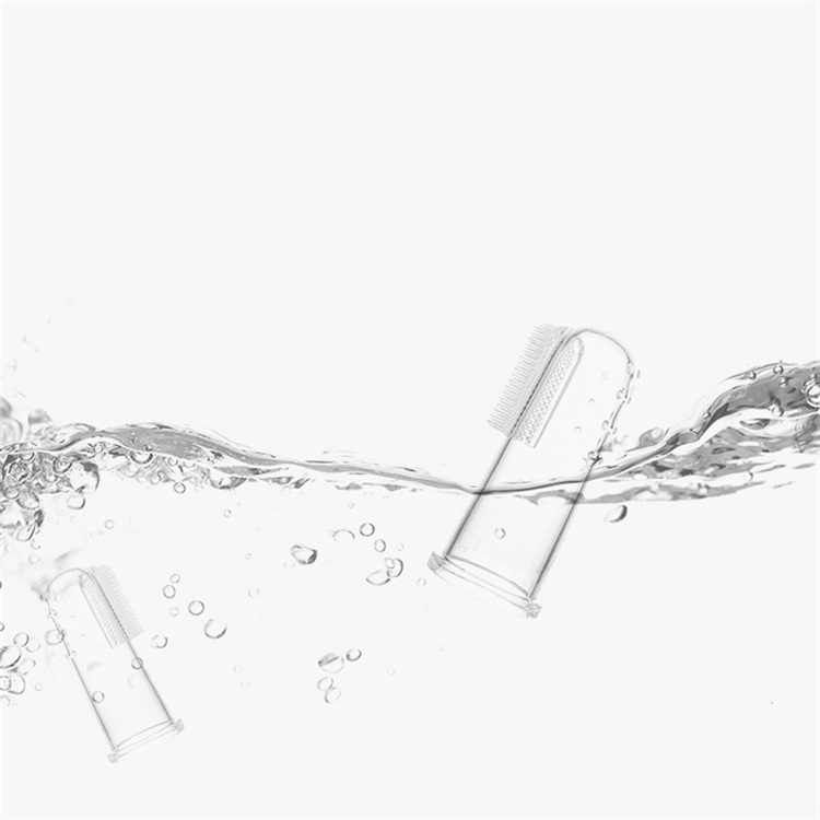 Amazon Hot Selling Infant Teether Mother Help Soft Silicone Baby Finger Toothbrush