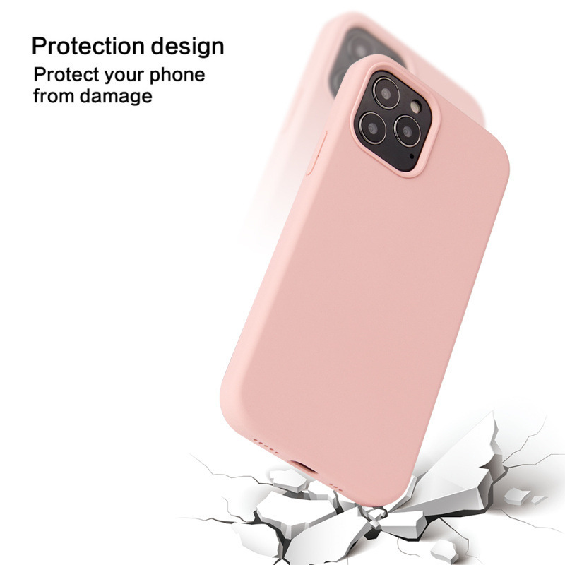 Original Official Custom Phone Cover For iPhone 12 Pro Max Luxury Cell Mobile Liquid Silicone Phone Case