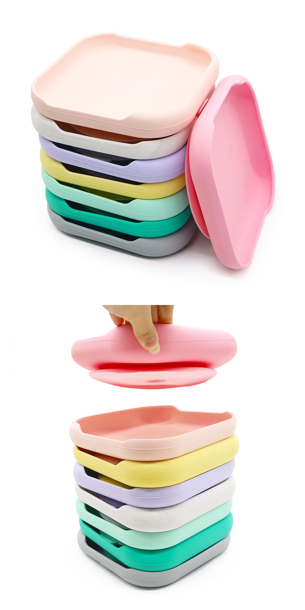 Customized Dinner Plates, Baby Silicone Dinner Plates, Baby Non-standard Dinner Plates for Children