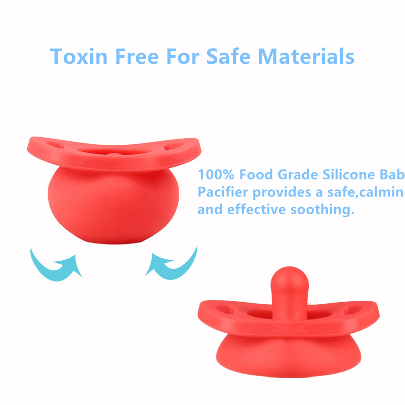 China Supplier New Product 100% Food Grade Silicone Baby Pacifier