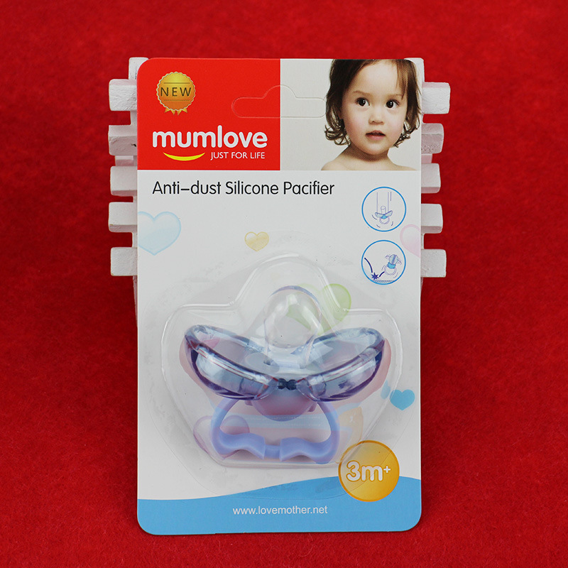 Safety Anti-dust Newborn Baby Pacifier Baby Silicone Pacifier Clip Close Infant Nipple Soother Baby Feeding Nipple Pacifier